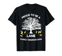2026 Lane Family Reunion Gathering Árbol genealógico a Juego Camiseta
