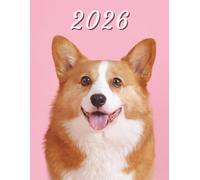 2026: Large Monthly Calendar Planner - Welsh Corgi Dog