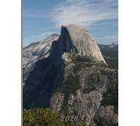 2026: Large Monthly Calendar Planner - Yosemite National Park Half Dome