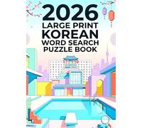 2026 Large Print Korean Word Search Puzzle Book: Easy Word Search Puzzles for Adults, Seniors & Teens