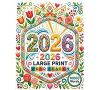 2026 Large Print Word Search: A Year of Seasonal Puzzles for Adults and Seniors | 10000 Words to Sharpen Your Mind and Relieve Stress