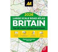 2026 Large Scale Road Atlas Britain (AA Publishing) 3 miles to 1 inch scale (A3 size) [Staple Bound]