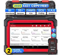 2026 LAUNCH X431 CRP919E BT Herramientas de diagnóstico de automóviles en español CAN FD DOIP TODOS los sistemas Codificación de ECU Prueba activa 35 Reinicios Escáner OBD DBScar VII EU UK Version