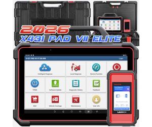 2026 Launch X431 Pad VII OBD2 Escáner Diagnosis Coche, J2534 Reprogramación