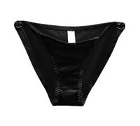 2026 Lazo francés, ropa interior ahuecada para mujer de cintura baja, superficie de satén sin costuras y pantalones triangulares abotonados con un deseo puro Pantalones cortos de hombre Ropa interior
