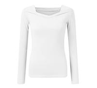 2026 - Leggings de terciopelo para mujer, para otoño e invierno, cuadrados, irregulares, estilo extraño, parte superior interior delgada, blanco, XXL