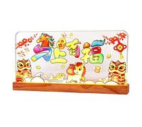 2026 Lunar Festival Set - Traditional Chinese New Year Decor Gift Items | Fortune Symbols Paper Cuttings Firecracker Replicas and Door Hangings for Holiday Celebration and Family Fun 11.81in