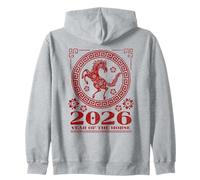 2026 Lunar New Year Fire Horse Sudadera con Capucha