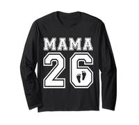 2026 Mamá Nueva Mamá Embarazo FIV Revela Adopción de Baby Shower Manga Larga