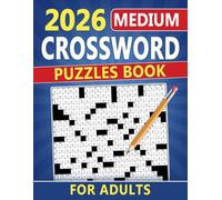 2026 Medium Crossword Puzzles Book for Adults: A well-balanced edition ideal for everyday steady engagement