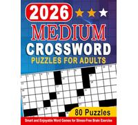 2026 Medium Crossword Puzzles for Adults