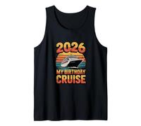 2026 mi Crucero de cumpleaños Camiseta sin Mangas
