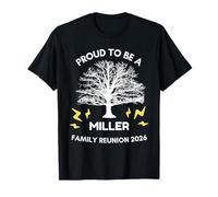 2026 Miller Family Reunion Gathering Árbol genealógico a Juego Camiseta