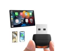 2026 Mini Adaptador CarPlay Inalámbrico y Android Auto, USB-A/USB-C, Convierte CarPlay con Cable en CarPlay Inalámbrico para Apple Car Play y Android Auto, Conexión Estable, Compatible con