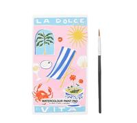 2026 Mini juego de acuarela para pintar con pinceles para habilidades creativas de dibujo actividades interactivas entre padres e hijos (20 cm)