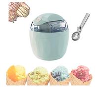 2026 Mini Máquina For Hacer Helados For El Hogar Pequeño, Máquina Personal For Hacer Helados Y Sorbetes, Control Eléctrico De Un Solo Toque De 17 Oz, Máquina For Hacer Yogurt Congelado(Cyan)