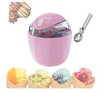 2026 Mini Máquina For Hacer Helados For El Hogar Pequeño, Máquina Personal For Hacer Helados Y Sorbetes, Control Eléctrico De Un Solo Toque De 17 Oz, Máquina For Hacer Yogurt Congelado(Pink)