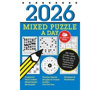 2026 Mixed Puzzle A Day: Featuring 10 puzzle types including codeword, sudoku, wordsearch and wordwheels!