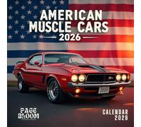 2026 Modern Muscle Cars Calendar: Legendary Machines of the Road