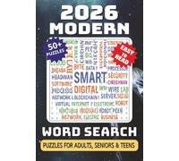 2026 Modern Word Search Puzzle Book: Word Searches with Easy-to-Read Print, Modern & Futuristic Terms, Tech Buzzwords, AI, Gadgets and More | 6x9 ... Gift for Vacations, Holidays and Free Time
