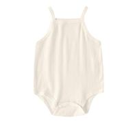 2026 Mono sin Mangas para Bebé Niño y Niña Body de Verano para Recién Nacido Ropa Cómoda de Algodón para (White, 9-12 Months)