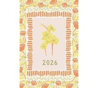 2026 Monthly Planner A5, 12 Month Calendar, Weekly To Do List, Priorities Check Box, Extra Notes Page, Colourful Flower Design, Stationery Gifts for ... Professionals, Softcover, 6”x9”, Big Space