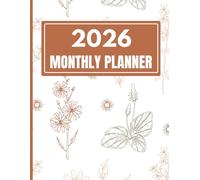 2026 Monthly Planner with 2026 Calendar, To do list, Weekly Planner and 3 pages of Daily Dairy | 8.5" x 11" | 12 Months