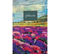 2026 Monthly view journal diary by PipaCrafts.Handmade: the "Lavender field oil pastel painting" cover