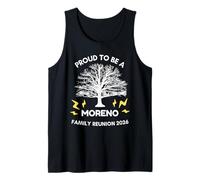 2026 Moreno Family Reunion Gathering Árbol genealógico a Juego Camiseta sin Mangas