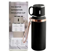 2026 New 2 in 1 Stainless Steel Vacuum Insulated Bottle, Double Layer Insulated Drinkware Bottles, 316 Stainless Steel Leakproof Large Capacity (Black,27.1 Fl Oz)