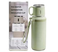 2026 New 2 in 1 Stainless Steel Vacuum Insulated Bottle, Double Layer Insulated Drinkware Bottles, 316 Stainless Steel Leakproof Large Capacity (Green,20.3 Fl Oz)