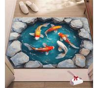 2026 New 3d Hole Rug - Dog Gets Scared Of 3d Carpet,Rugs That Look Like A Hole,Trap Optical Illusion Bottomless Non-Slip Doormat,As Test & Game With Your Cat Or Dog (Style-F, 40*60cm(15.75*23.62in))