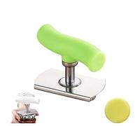 2026 New Adjustable Jar and Can Opener Ergonomic Non-Slip Grip, One-Hand Operation, Effortlessly Opens Bottles, Jars, and Cans with Arc Positioning and Gear Engagement Design (Green, 1PCS)