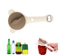 2026 New Adjustable Three Claw Bottle Opener with Non Slip Teeth,4 in 1 Multi-Purpose Jar Opener, Multi Size Lid Tool for Jars Cans Wine Bottles (1 pcs)