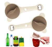 2026 New Adjustable Three Claw Bottle Opener with Non Slip Teeth,4 in 1 Multi-Purpose Jar Opener, Multi Size Lid Tool for Jars Cans Wine Bottles (2 pcs)