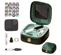 2026 New Adults and Beginners, Magnetic Sewing Tool Kit, Big Eye Stainless Steel with Needle Threader and Seams Ripper for Home Use (Green)