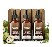 2026 New Black Walnut Wormwood Gut Reset, Black Walnut Wormwood Gut Cleanse, Gentle Gut Cleanse & Health & Absorption With Soursop And Oregano (3)