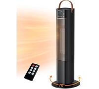 2026 new .Calefactor Eléctrico Cerámico de Pie ReadyWarm 2070 Max Ceramic Rotate Smart, 2000 W, Pantalla Digital, Control Táctil y Control remoto, Oscilación, 3 Modos, Termostato, 20 m²