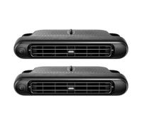 2026 NEW Car Seat Fan, Invisible Car Headrest Cooling Fan, Accessories with 3 Adjustable Wind Speeds for Almost Vehicle Jeep Van RV Truck (Black2,2 Pcs)