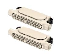 2026 NEW Car Seat Fan, Invisible Car Headrest Cooling Fan, Accessories with 3 Adjustable Wind Speeds for Almost Vehicle Jeep Van RV Truck (Beige,2 Pcs)