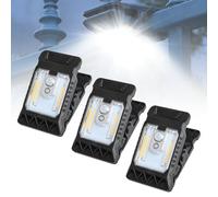 2026 New Clamp on Solar Motion Light, Clip on Solars Motions Sensor Lights Outdoor, Solar Clip Light with Motion Sensor & 3 Modes, IP65 Waterproof, for Garden, Garage, Yards (3, Tungsten Filament)