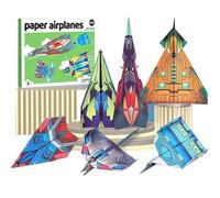 2026 New DIY Paper Airplane Book, Paper Airplane Book Kit, 12 Easy-to-Fold Designs With 36 Colorful Origami Papers, Creative Designs and Fun Tear-Out Projectsa(2pcs)