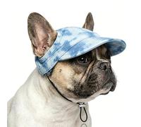 2026 New Dog Baseball Cap for Small Medium Dogs, Dog Sun Hat with Ear Holes and Adjustable Neck Strap, Pet Summer Beach Hat for Small Medium Large Dogs (#6,S)