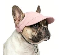 2026 New Dog Baseball Cap for Small Medium Dogs, Dog Sun Hat with Ear Holes and Adjustable Neck Strap, Pet Summer Beach Hat for Small Medium Large Dogs (#4,M)