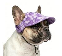 2026 New Dog Baseball Cap for Small Medium Dogs, Dog Sun Hat with Ear Holes and Adjustable Neck Strap, Pet Summer Beach Hat for Small Medium Large Dogs (#7,M)