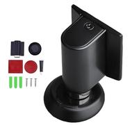 2026 New Door Wedge Stopper, Magnetic Door Stopper for Bottom ofDoor, No Drill Invisible Doorstops for InsideDoor, DoorCatch Holder to Keep Doors Open (Black)