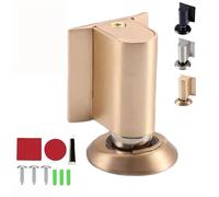 2026 New Door Wedge Stopper, Magnetic Door Stoppers for Bottom of Door, No Drill Invisible Doorstops Inside Doorstops Inside Door, Heavy Duty Adjustable Magnetic Door Wedge for Home Office Use (Gold)