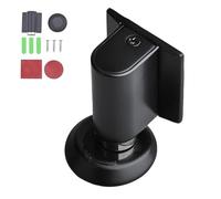2026 New Door Wedge Stopper, Magnetic Doors Stoppers for Bottom of Door, No Drill Invisible Doorstops for Inside Doors, Duty Catch Holder, Dual Magnetic Design, Strong Suction (Black)