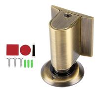 2026 New Door Wedge Stopper, Magnetic Stopper for Bottom of Door, Heavy Duty Doors Catch Holder to Keep Open (Brass)