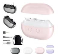 2026 New Easy Nail Trimmer & Electric Toe Nail Clippers for Thick Nails, 2-in-1 Electric Nail Clipper & Polisher with LED Light, Easy Trim Toe Nail Trimmers for Seniors, Kids, Arthritis (Pink)